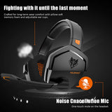 NUBWO G06 2 in 1 Wireless Gaming Headset Adjustable 2.4G Wireless/3.5mm Wired Stereo Gaming Headsets Noise Reduction with Mic
