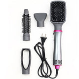 Salon professional hair dryer blow hot air style with Nozzles Combs Brushes 4in1 Curler Multifunctional Salon Hair Styling Tool