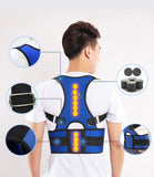 Adjustable Steel Bone Upper Back Clavicle Shoulder Support Posture Corrector Corset Spine Brace Back Belt Orthotics Pain Relief