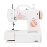 INNE Electric Sewing Machine Mini Small Portable Multifunctional Household Pedal Handmade Repair With Night Light For Beginners