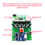 76-108MHz Automatically Adjust FM DIY Radio Set LCD Display Radio ith Power Amplifier Antenna Parts with Cover