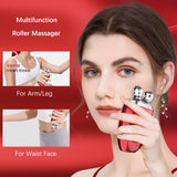 3 In 1 3D Face Body Massager Roller Facial Lifting Rotating Anti Wrinkle Tighten Essence Import Body Shaping Remove Double Chin
