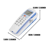 Mini Landline Phone Wall Mounted Telephone Desktop Corded Fixed Phone with Caller ID Display for Home Office Business Hotel Use