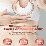 Electric Breast Massager Anti Sagging EMS Breast Enhancement Massager Lactation Massager Relieve Mastiti Pain Chest Massage Tool