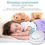 New White Noise Machine USB Rechargeable Timing Sleep Instrument Warm Light Night Baby Sleep Soothing Sleep Aid For Baby Adults