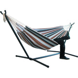 60#Two-person Hammock Camping Thicken Swinging Chair Outdoor Hanging Bed Canvas Rocking Chair Not with Hammock Stand 200*150cm