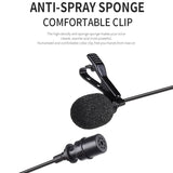 Lavalier Microphone Professional Camera Interview Recording Mobile Phone Condenser Noise Reduction Microphone