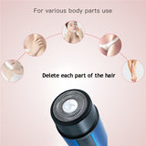 Electric Shaver For Men Razor Summer travel epilator Dry battery drive Man remove hair tool Legs Body USB Charging SU380