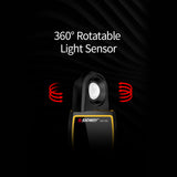Luxmeter Luxometer Auto Range Photometer Luminometer Lightmeter Digital Light Meters 0-199900 Lux with Max Min Data Hold Mode