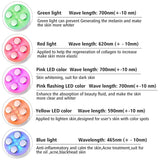 Led Mask Face Massager 7 Colors LED Light Therapy Korean Masks Skin Care Spa Rejuvenation Anti Aging RF Facial Lifting Device