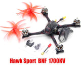 Emax Hawk Sport PNP BNF 5-inch FPV Racing Drone Kit 1700kv/2400kv Motor Mini Magnum Controller HDR Fpv Camera RC Plane