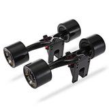 PUENTE 2Pcs/Set Skateboard Truck With 70 X 51Mm Skate Wheel Riser Pad Bearing Hardware Accessory Installing Tool For Skateboard