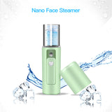 Electric Facial Cleaning Brush Sonic Vabrating Massager Deep Pore Cleanser Mini Portable Nano Mister Face Steamer Sprayer Beauty