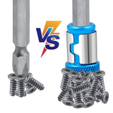 New Universal Magnetic Ring 1/4 Metal Screwdriver Bit Magnetic Ring 6.35mm Shank Anti-Corrosion Drill Bit Magnet Powerful Ring