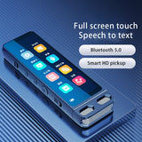 Bluetooth Professional Digital Voice Recorder HD Noise Reduction Recording Full Contact Screen 2.98 Inch MP4 Player