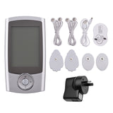 Massager Dual-Channel TENS Unit Rechargeable Muscle Stimulator Portable 16-Mode Electric Pulse Massager with 20 Strength Levels