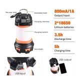 Camping Lantern Rechargeable 3600 Capacity Power Bank Camping Flashlight Waterproof Led Portable Camping Lamp Torch Flash Light