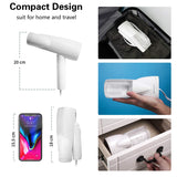 Foldable Garment Steamer for Clothes Portable Handheld Iron Garment Fabric Wrinkle Remover with Detachable European Plug