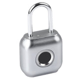 Pure Fingerprint Unlock Smart Fingerprint Door Lock Safe Padlock USB Charging Waterproof Keyless Lock