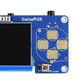 For Raspberry Pi Zero WH Game Console Kit 2 Inch Screen Without Host