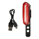 Three Colors Mountain Bike USB Charging Waterproof Safety Taillight Outdoor Night Riding Day Wolf Star Warning Light
