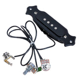 2sets Pre-Wired Cigar Box Guitar Pickup with Volume &amp; Tone for electric guitar