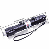 High Power Green Lasers Adjustable Focus Burning Green Laser Pointer Pen Lazer Range 5000 Meters with 18650 Battery Charger