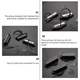 1 Set/3pcs Electric Guitar Pickup Set Single Coil Guitar Parts Accessories
