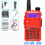 Original Baofeng UV 5R 10KM CB Ham Radio Station Two-way Amateur VHF Powerful 8W /5W UV-5R Walkie-talkie Hunting Radios
