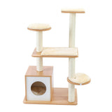 Cat Climbing Toy Cat House Kitten Climbing Frame Cat Tree Playing Training For Fun Cat Scratching Post
