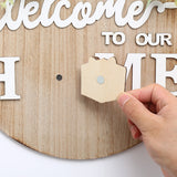 Hot Welcome Door Sign Interchangeable Seasonal Home Sign Rustic Farmhouse Decor Front Door Decor For Home