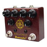 Demonfx King of Tone Overdrive Stomp Analog Based on Analog Man Effect King of Drive Guitar Effect Pedal Accessories