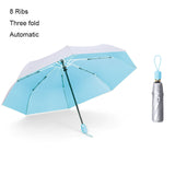 8 Ribs Pocket Mini Umbrella Anti UV Paraguas Sun Umbrella Rain Windproof Light Folding Portable Umbrellas for Women Men Children