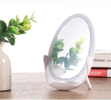 New Wreless Charging Led Makeup Mirror With Light Support Mobile PhoneWireless Charging Dressing Mirror Folding Girl Portable