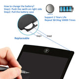 NEWYES 8.5 inch Ultra-thin LCD Writing Tablets Portable E-Writer Paperless Kids Gifts for Drawing Board Free Shipping(Black)