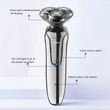 KAIRUI 4D Floating Three-Blade Electric Shavers For Men Full Body Washing Razor USB Rechargeable