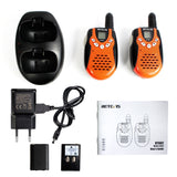 Retevis RT602 Rechargeable Walkie Talkie Children 2pcs 0.5W Children's Radio With Battery Christmas Gift Boy Girl Kids Toy Radio