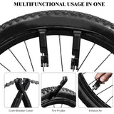 2x Bicycle Tire Lever MTB Road Cycling Bike Master Link Chain Plier Pry Bar Repair Tool Bike Repair Opener Breaker Tool Crow Bar