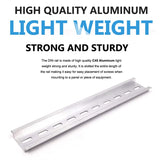 DIN Rail Terminal Blocks Kit Terminal+Ground Blocks+Aluminum Rail+End Brackets+End Covers+Jumpers Kits