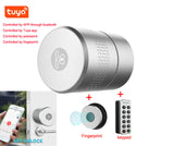 Airbnk M530 Smart Door Lock TUYA Smart Lock Blue-tooth Fingerprint lock Electronic lock Use Original Cylinder