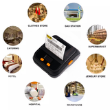 80mm Bluetooth Thermal Printer Label &amp; Receipt Command Portable Wireless 2 In 1 Phone And Computer Mini Thermal Printer