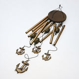 Bronze wind chime metal multi-tube large hanging bell home pendant