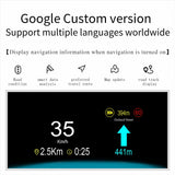 HUD head-up display FOR Tesla model3 speed mileage Safety Indicator light Driving time Door indicator System ready 2021