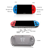 X12 Plus 7 inch Video Game Console Built in 1000 Games 16GB Handheld Double Joystick Game Controller Spupport AV Output TF Card