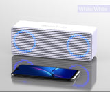 Bluetooth stereo speaker colorful breathing lights dual speakers heavy subwoofer home portable car Bluetooth