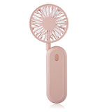 Folding Mini Handheld Fan Usb Rechargeable Hang Neck Multifunction Air Cooling For Home Outdoor Office Adjustable Small Fans