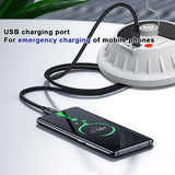 Solar night market stall light hanging lighting lamp outdoor camping lighting LED bulb USB mobile phone emergency charging lamp