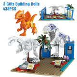 Technical  Animal Enlighten Bricks Building Blocks MOC Expert Dinosaur Animal World Park DIY Assembly Bricks Toys for Boys Gifts