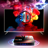 H50 TV Box Android 10 4K H.265 Media Player 3D Video 2.4G 5Ghz Wifi Bluetooth Smart TV Box Set Top Box EU Plug