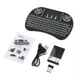 1 pcs MINI air flying squirrels i8 2.4 G MINI English/Russian keyboard wireless air mouse keyboard Diy RC Toy Kit